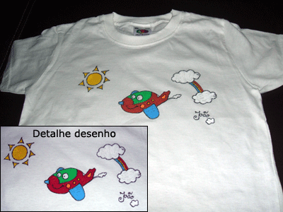 T-shirt de Menino - ver detalhe