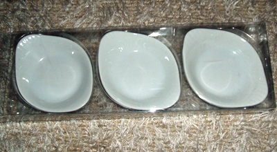 3 Tacinhas Molhos/Castiais - ver detalhe