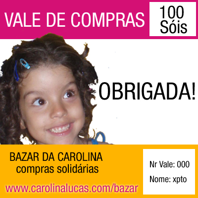 Vale de Compras/Oferta 100 Sis - ver detalhe