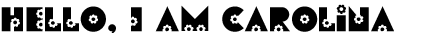 Ol&aacute;, eu sou a Carolina